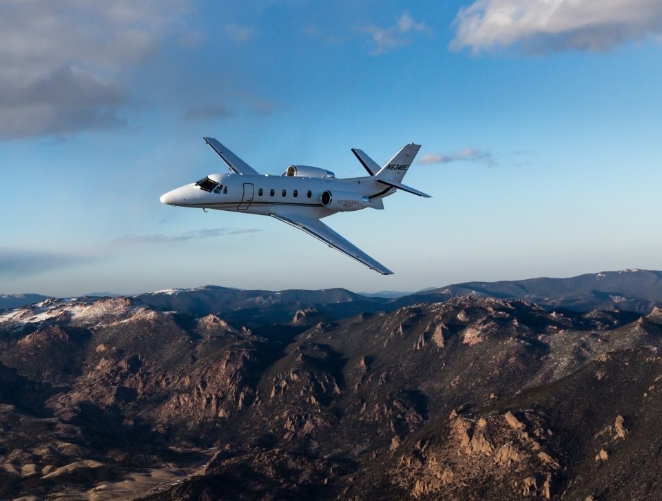 Cessna Citation XLS+ In-Flight