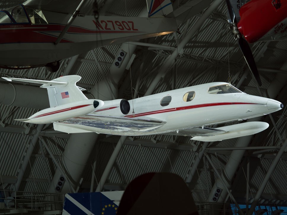 The Learjet 23 private jet - courtesy of the Smithsonian Institution