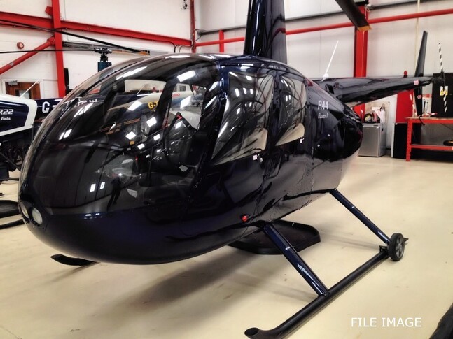 Robinson R44 Raven I In Hangar