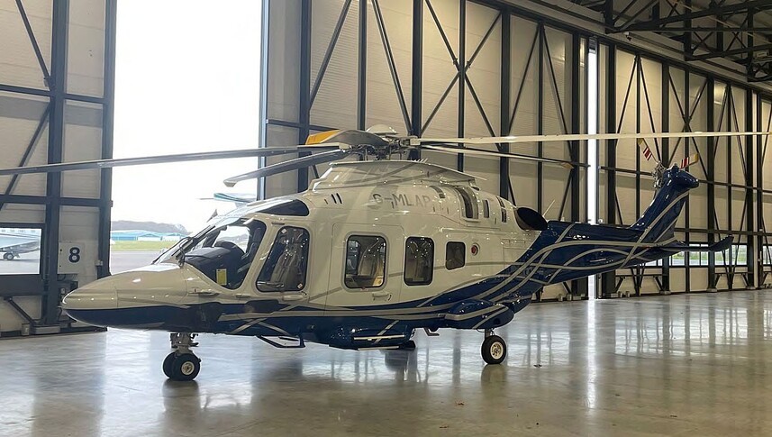 Agusta AW169 In Hangar