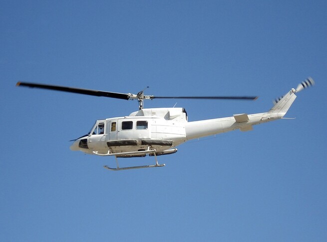Bell 212 In the sky
